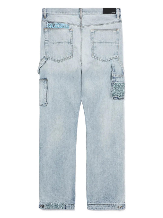 Blue jeans, back view