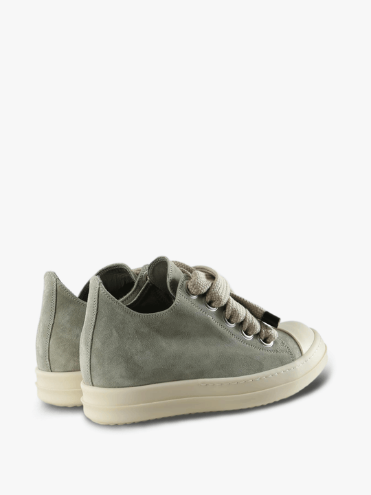 Grey shoes, back view