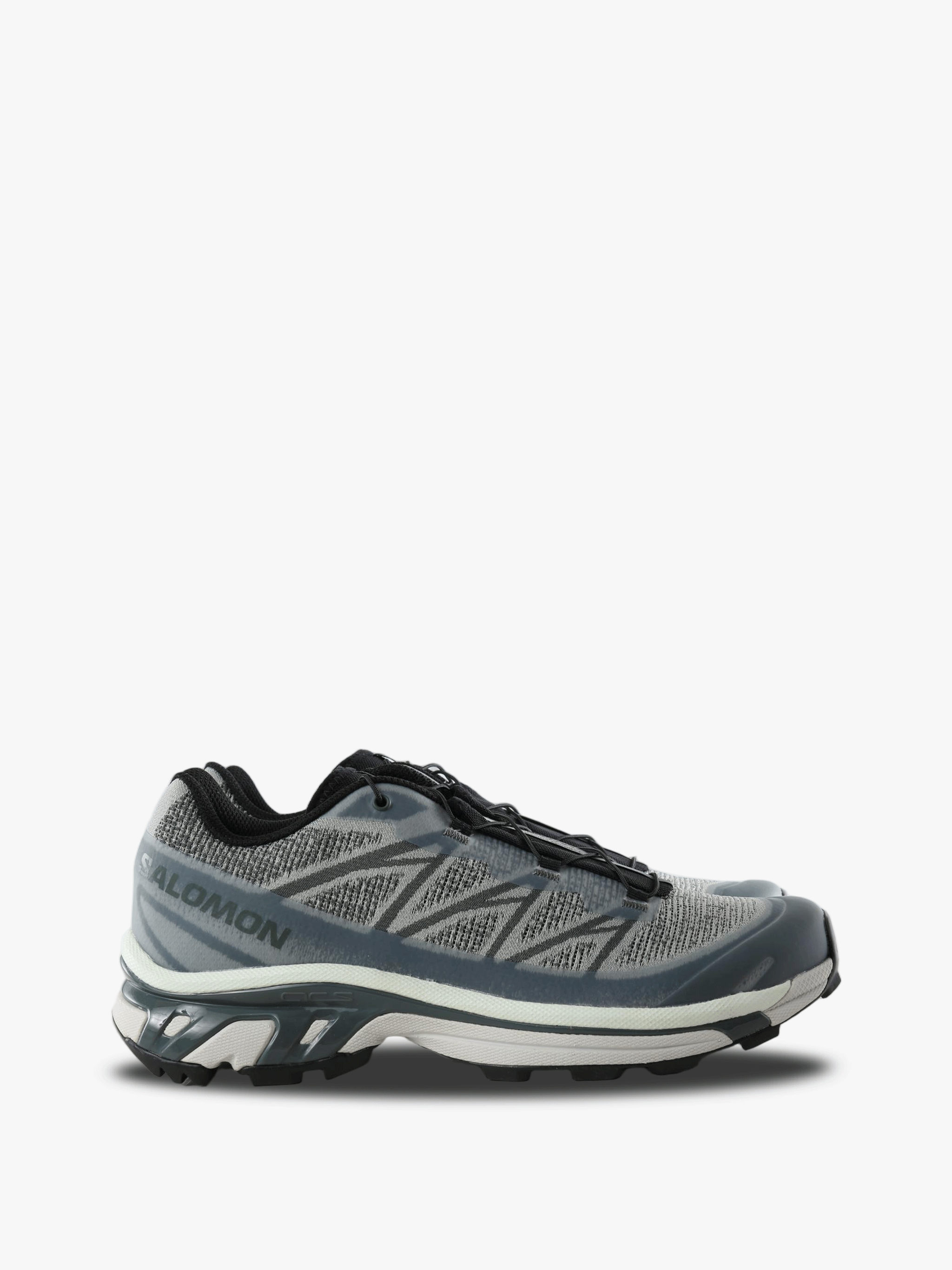 Grey shoes, side view