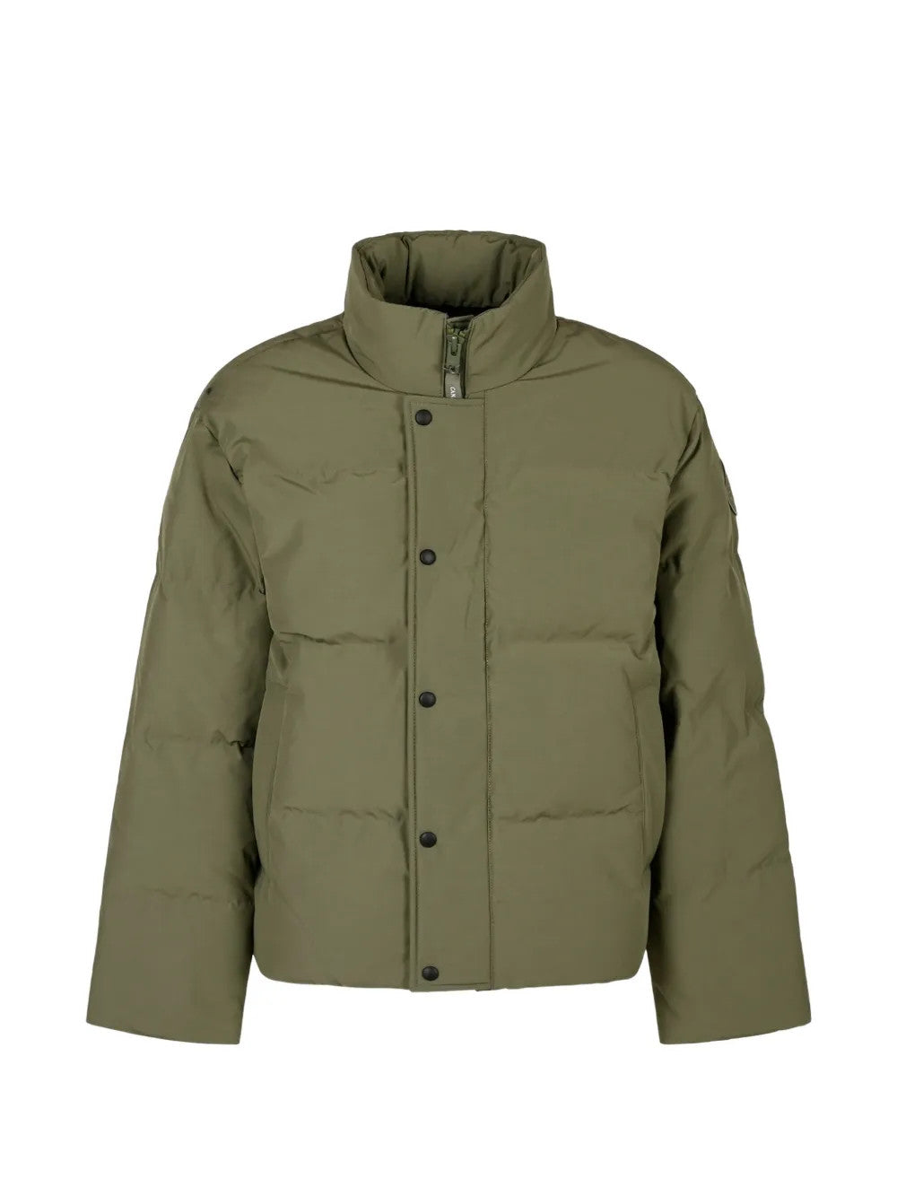 Green jacket, front view