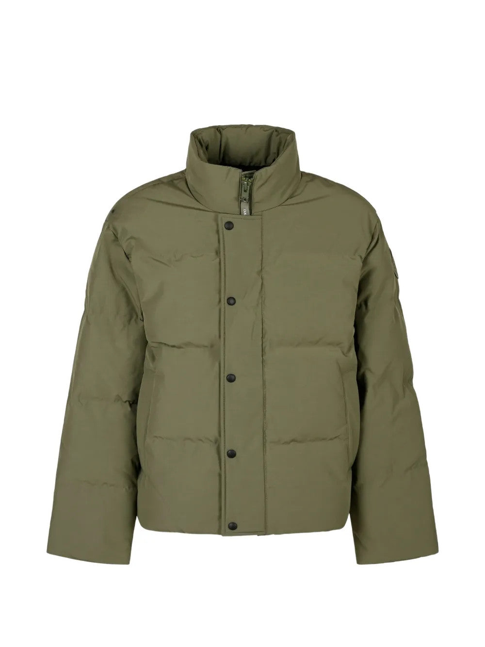 Green jacket, front view