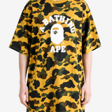 Yellow t-shirt, full body view