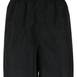 Black short, front view