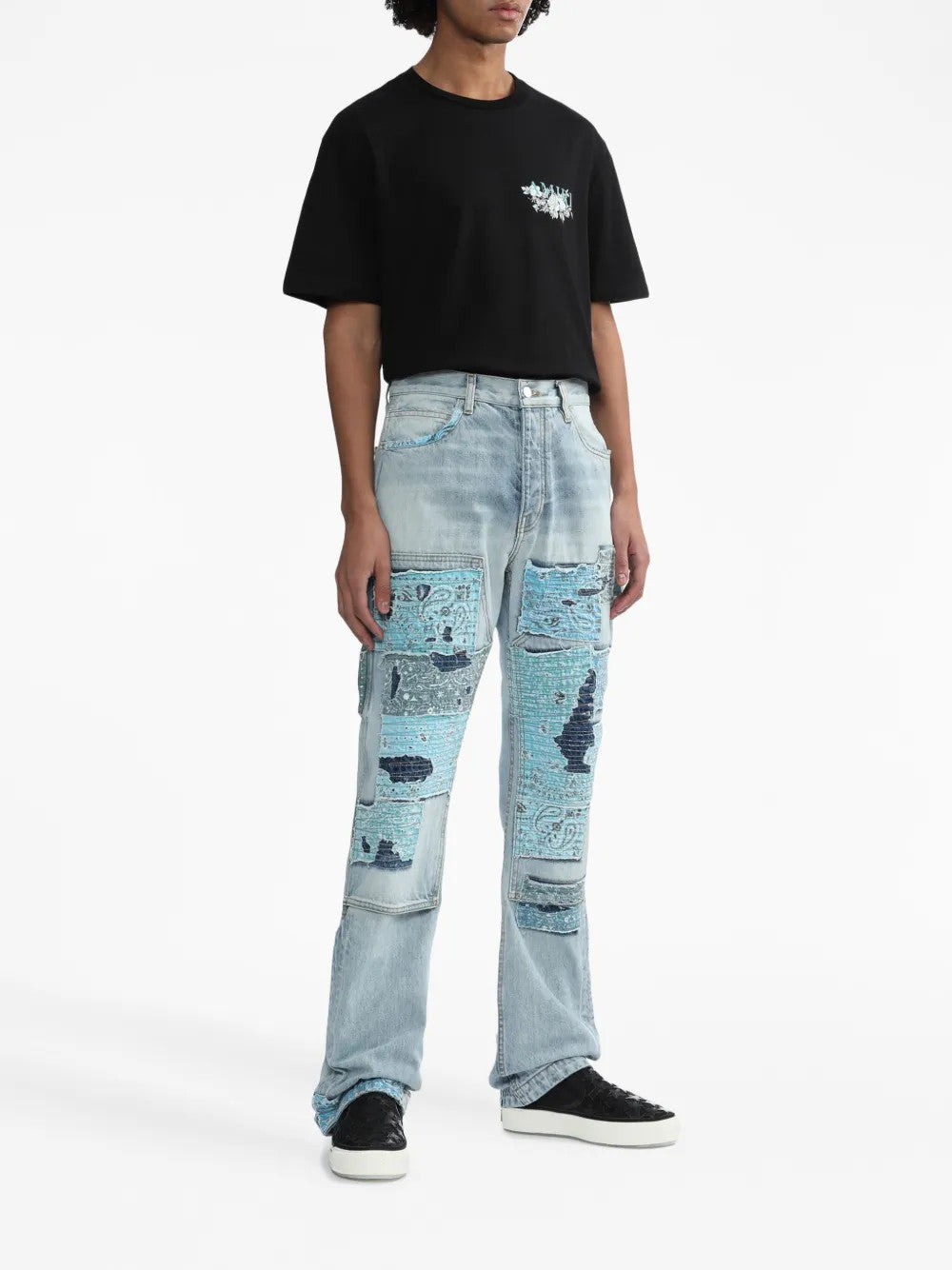 Blue jeans, full body view