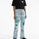 Blue jeans, full body view