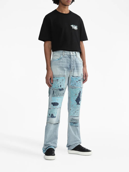 Blue jeans, full body view