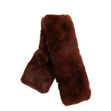 Brown scarf, front view