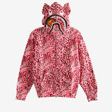 Pink hoodies, front view