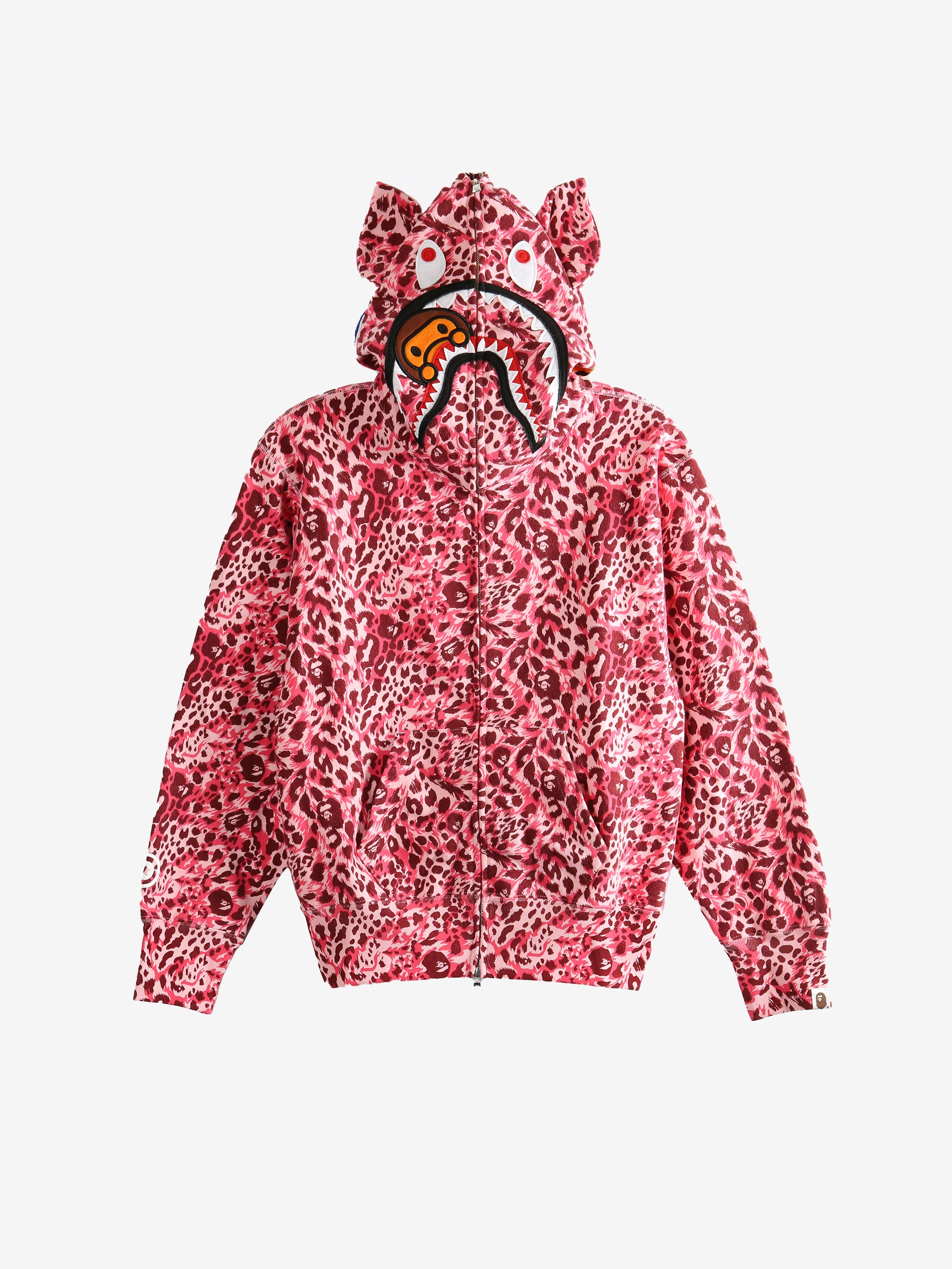 Pink hoodies, front view