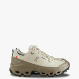 Tan shoes, side view