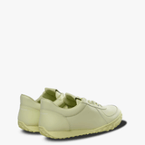 Green sneakers, front view