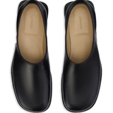 Black shoes, upper view