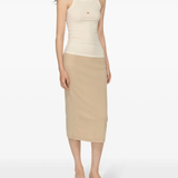 Tan tops, full body view