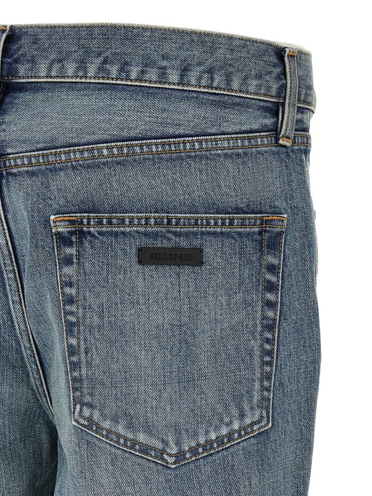 Blue jeans,front view
