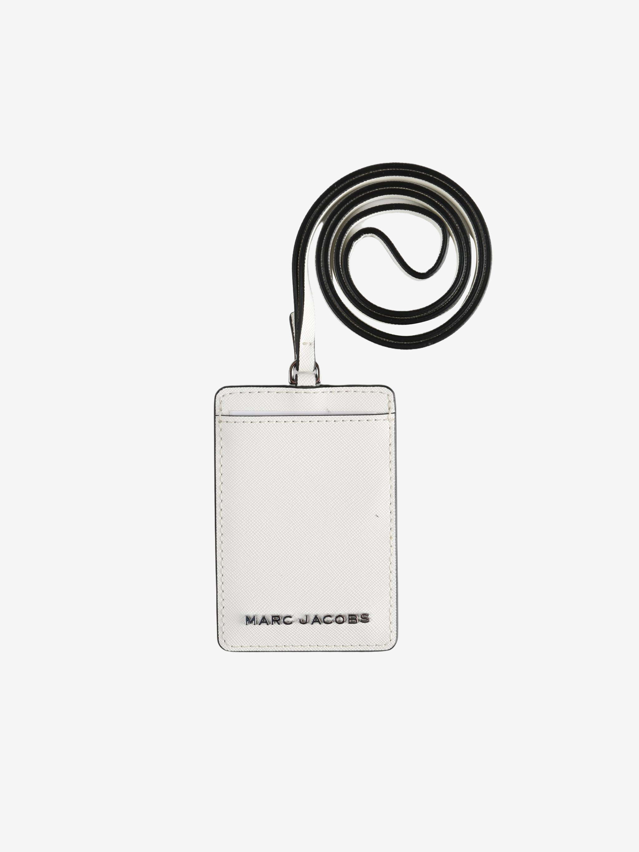 white lanyard, back view