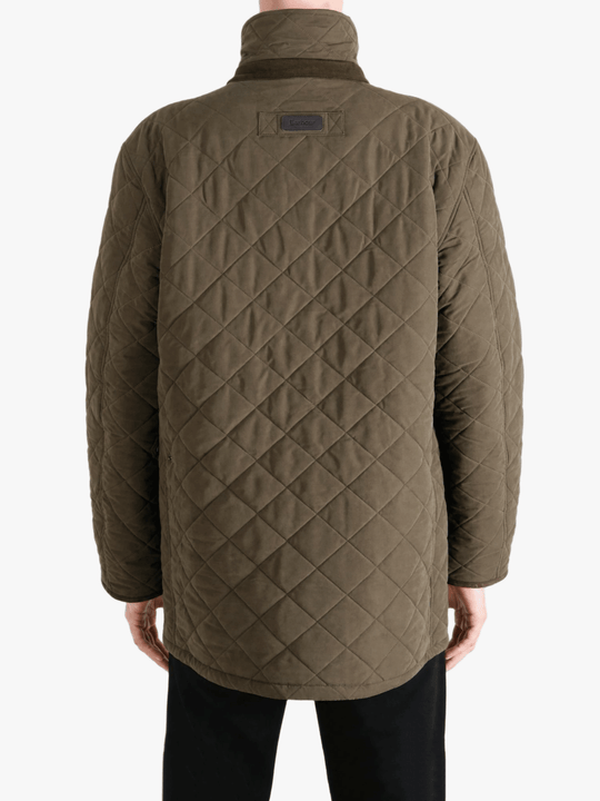 Green jacket, full body view