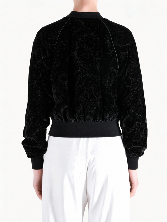 Black jacket, full body view