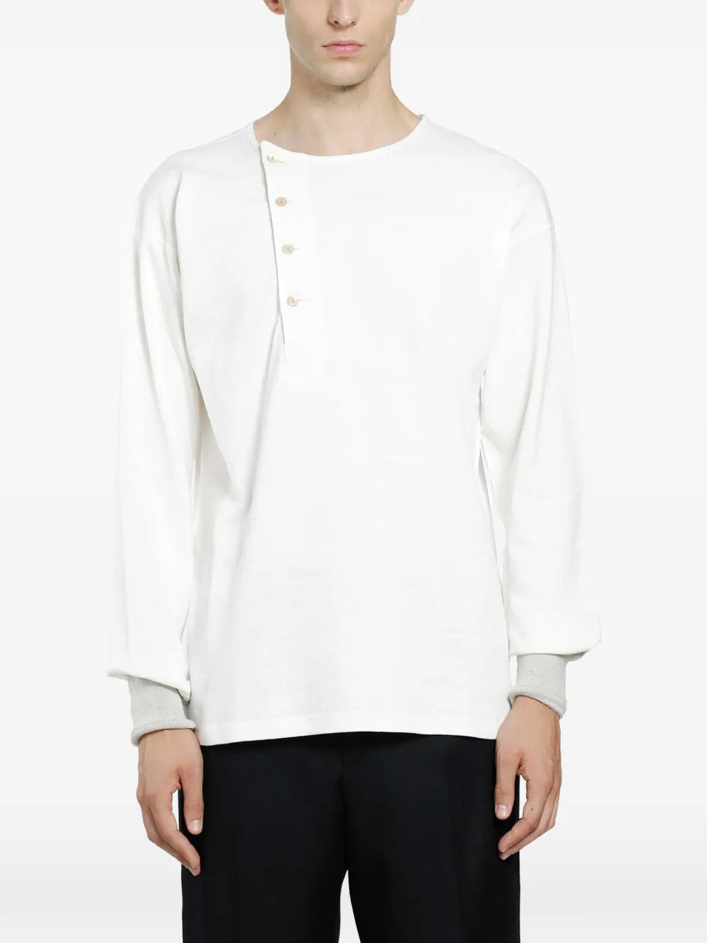 White top, full body view