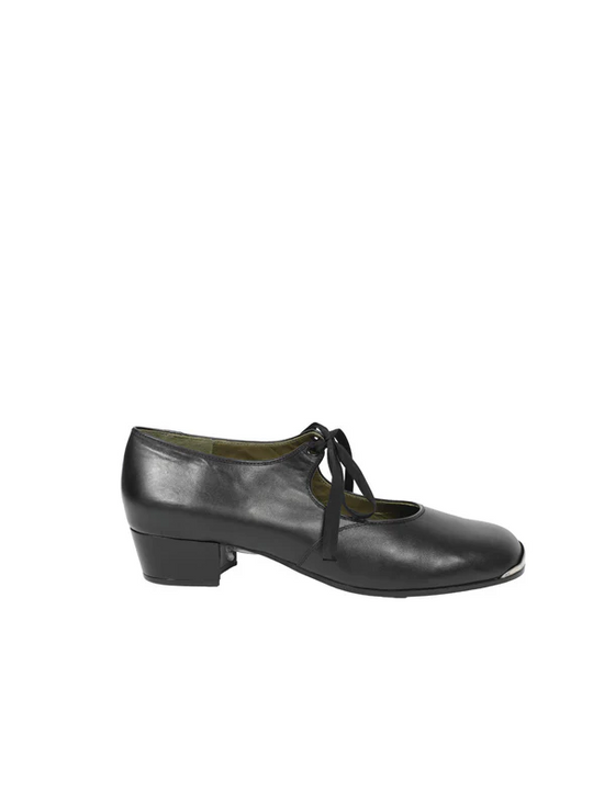 Black shoes, side view