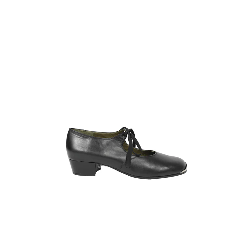 Black shoes, side view