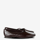 Brown shoes, side view