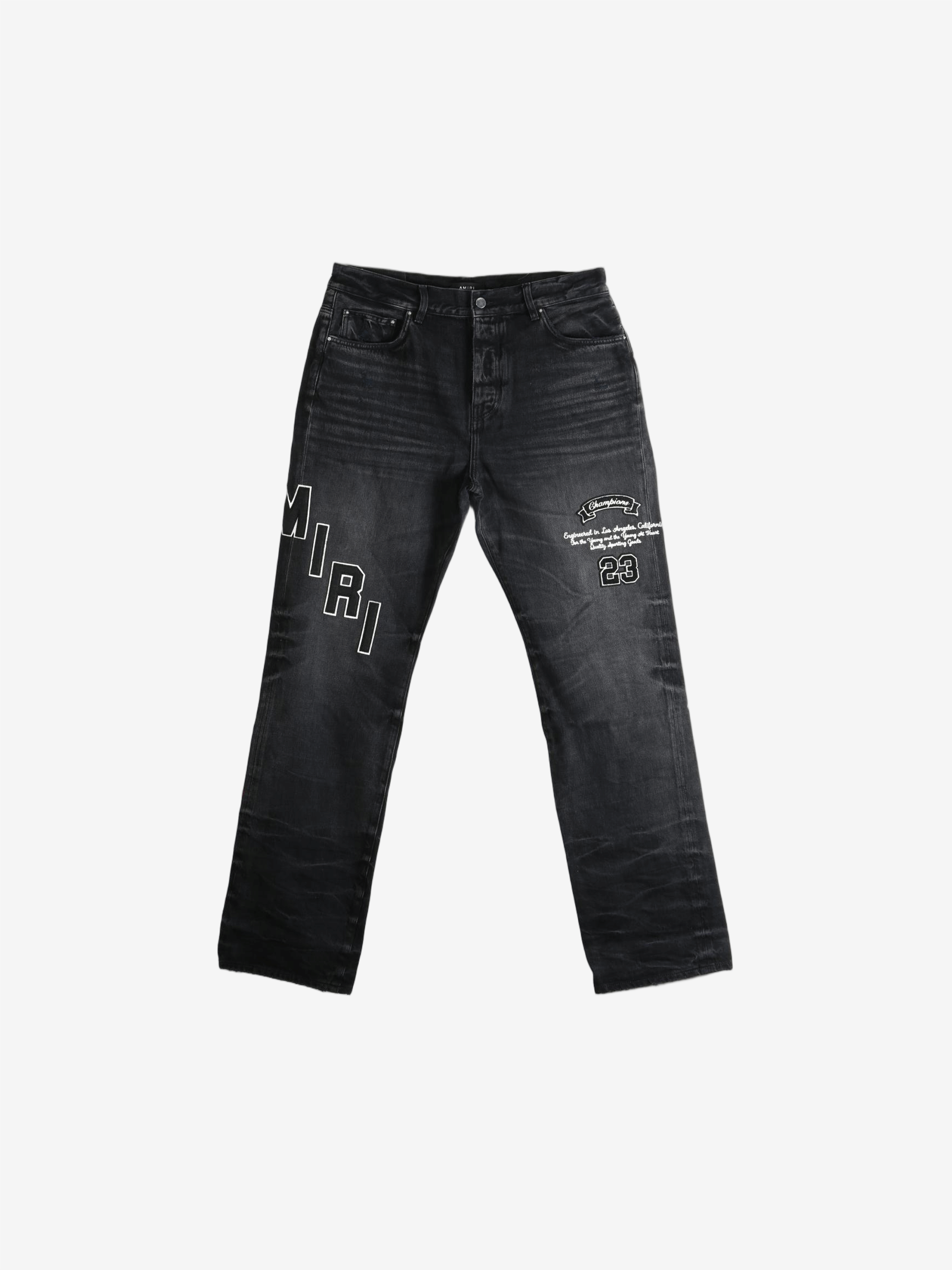 Black jeans, front view