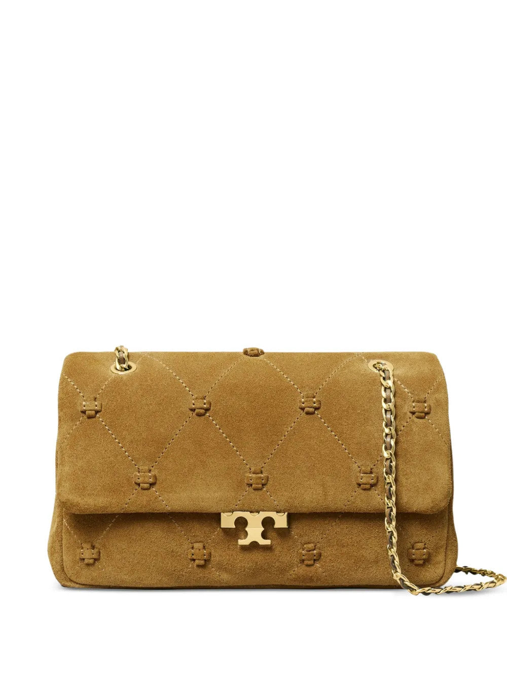 Tan bag, front view