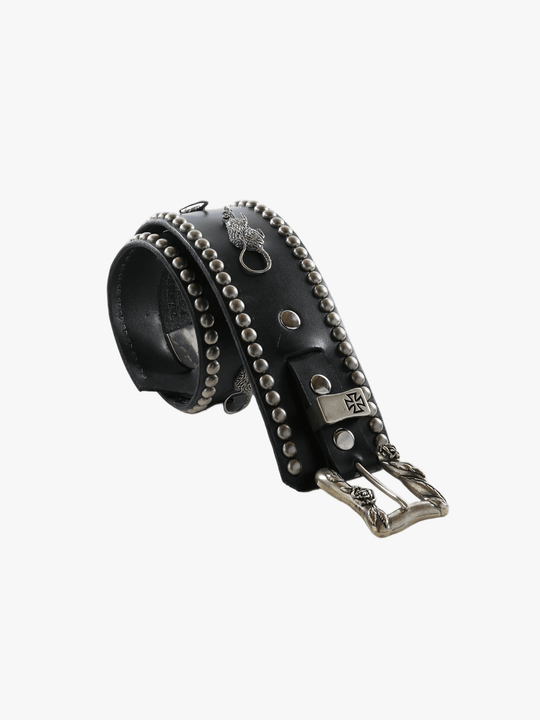 Black belt, side view
