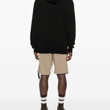 Black hoodie, full body view