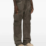 Grey jeans, full body view