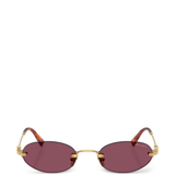 Red sunglasses,front view