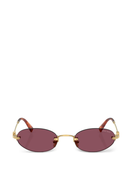 Red sunglasses,front view