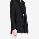 YOHJI YAMAMOTO - Women Stole Detail Blouse