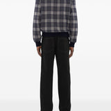 BURBERRY - Men Jacquard Check Crew Neck Top