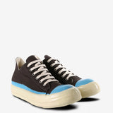 Brown sneaker, front view