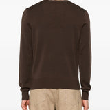 Brown top, full body view