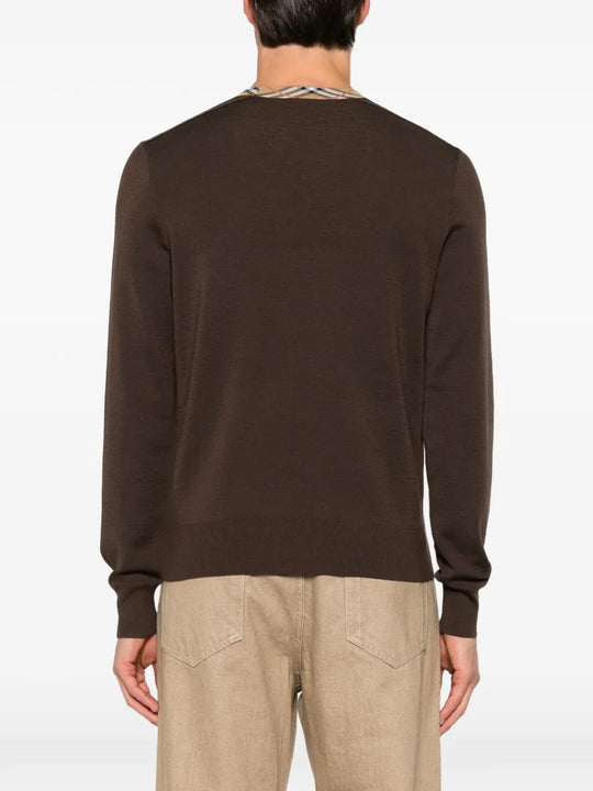 Brown top, full body view