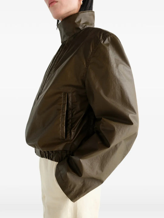 Brown jacket, front view
