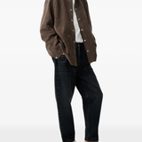 Brown jacket, full body view