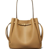 Tan bag, front view
