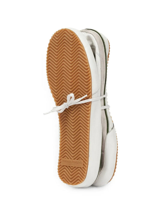 White shoes, side view