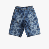 A BATHING APE - Men 1St Camo Double Knee 13 Oz Relaxed Fit Denim Shorts