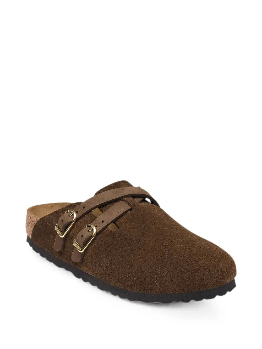 Brown sandals, front view
