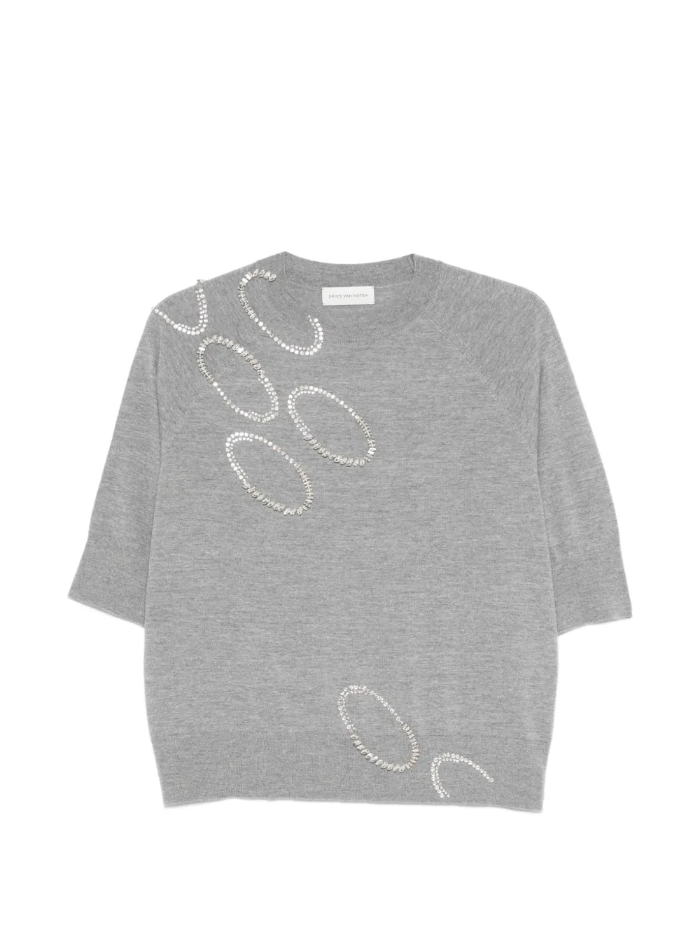 Grey sweater, front view