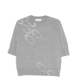 Grey sweater, front view
