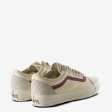 White sneakers, back view