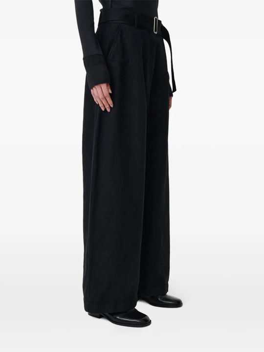 Black pants, full body view