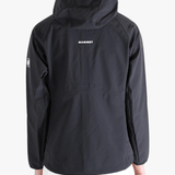 Black jacket worn by a person, showing the jacket's fit