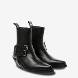 Black boots, side view