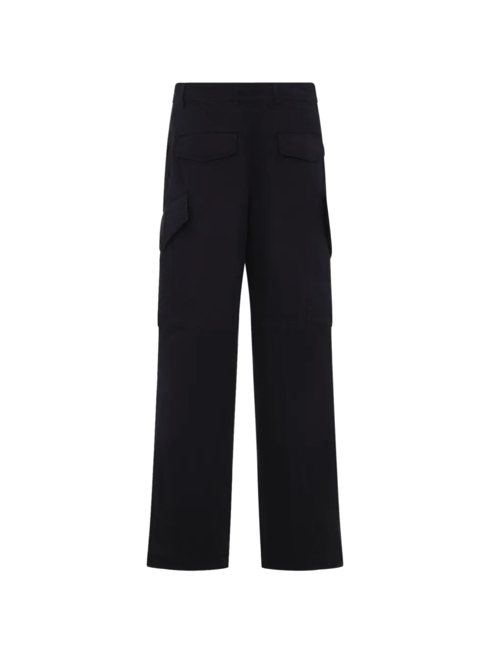 Black pants, back view